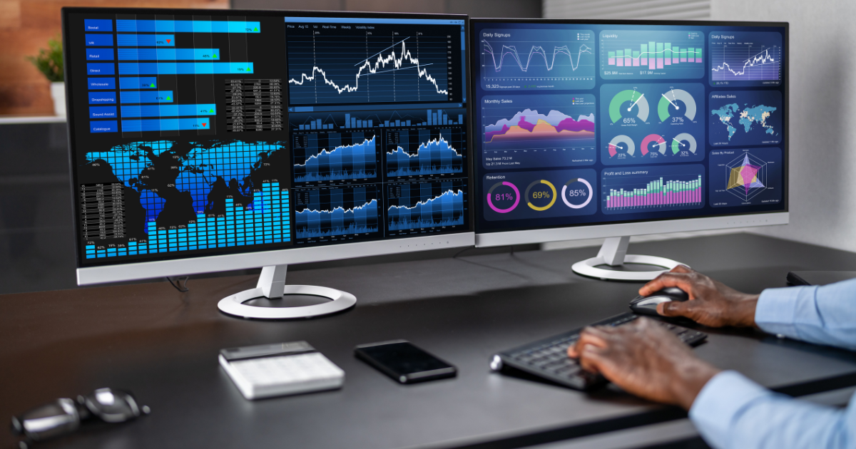 data analytics screens