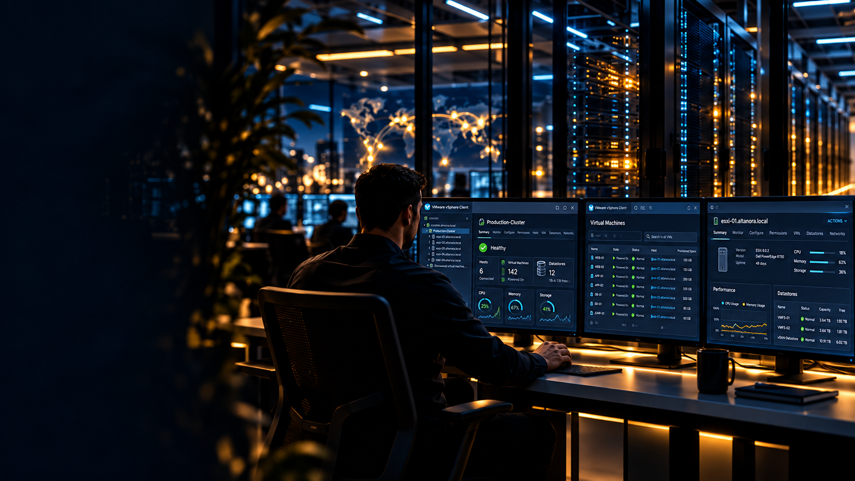 Hosted VMware Cloud Foundation infrastructure managed by Altanora