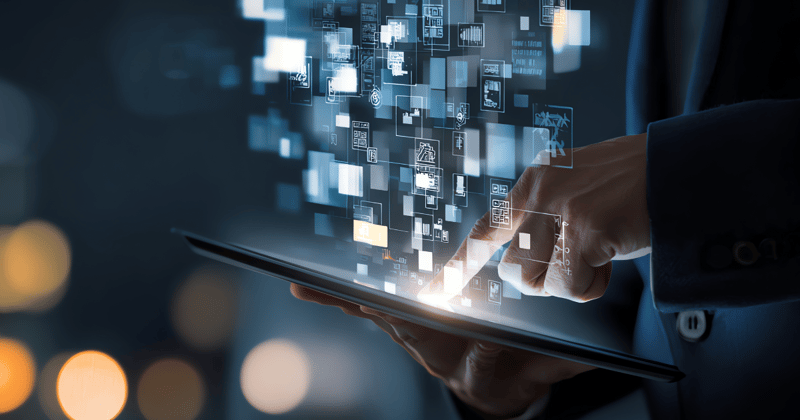 la technologie au bout des doigts et l'iPad